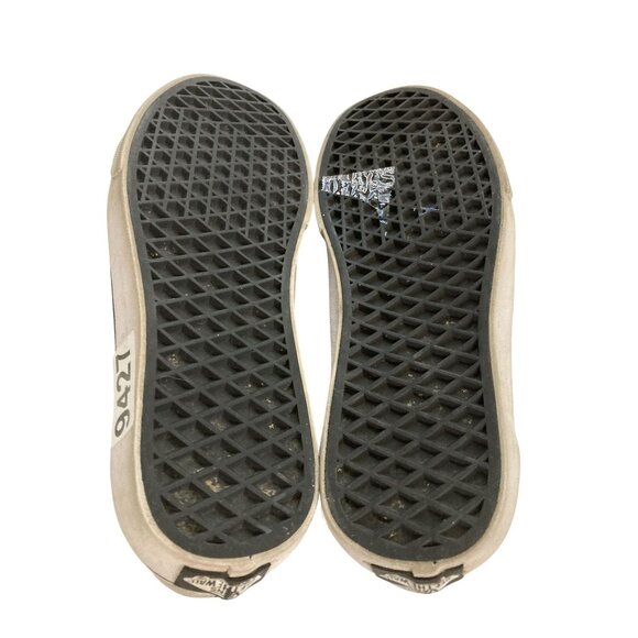 Vans Old Skool Unisex sz Women 7 Men 5.5 Black White Canvas Skate Sneakers Shoes - Picture 7 of 8